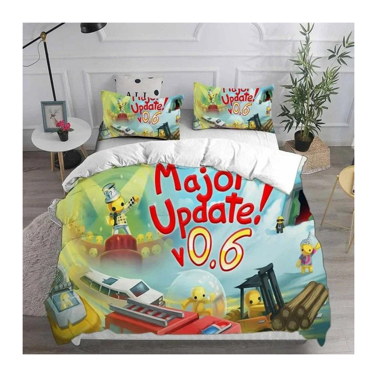 Creative Homewares Bettwäsche-Set Wobbly & Life in Multicolor, 3-teilig, B/H: 240 x 220 cm - Bild 1
