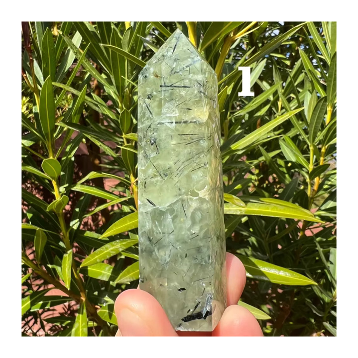 CrystalHola Kristall Obelisk in Gelb als geometrische Dekoration für dein Zuhause - Bild 5