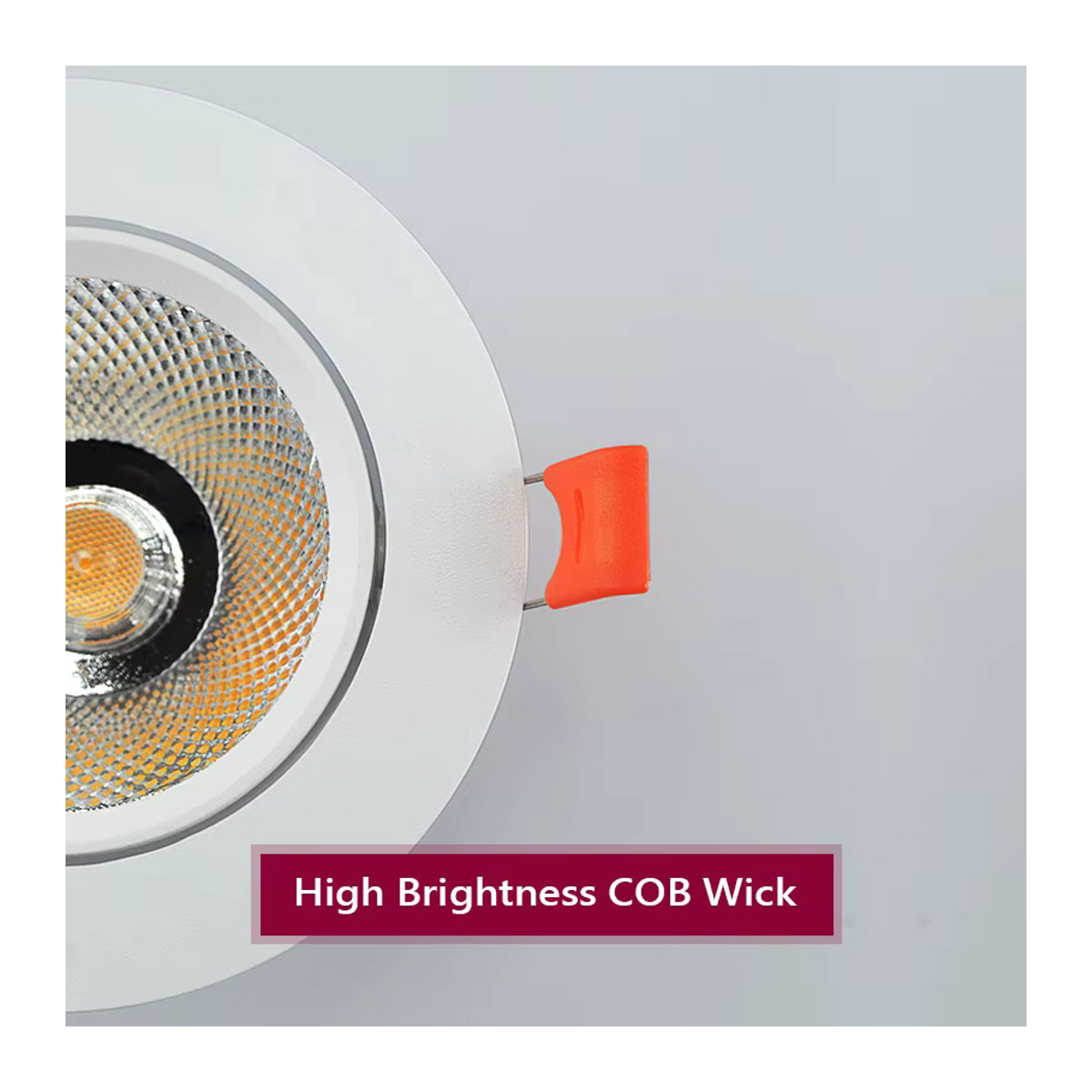 CTEEATE LED Einbaustrahler COB Deckeneinbauleuchten mit Epistar Chip, Weiß, Dimmbar, 18W - Bild 3