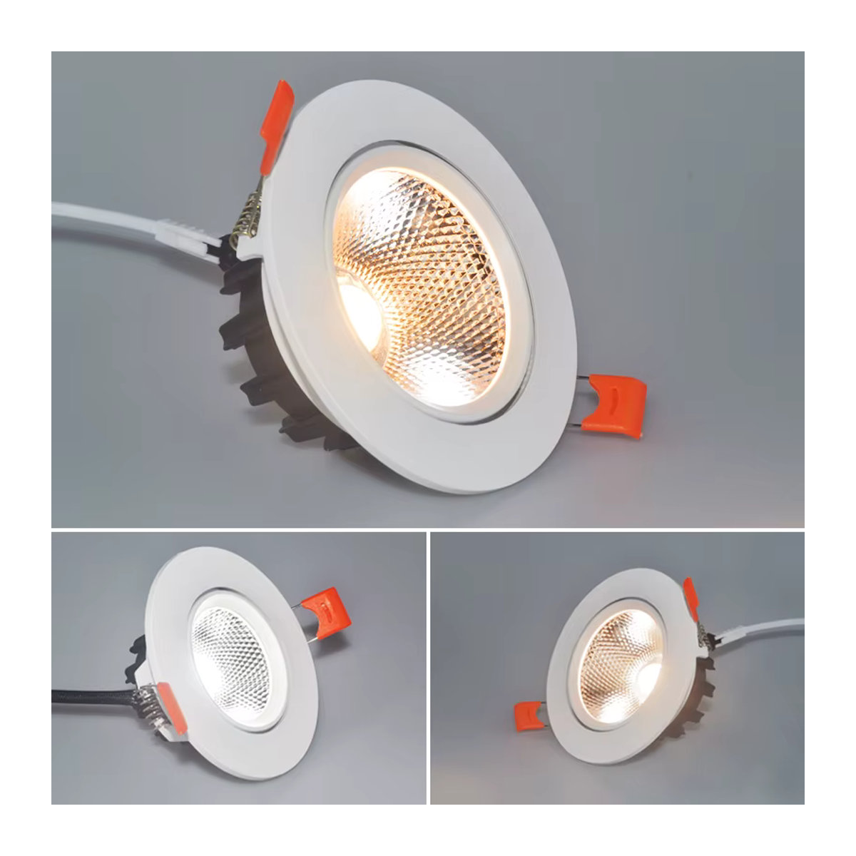 CTEEATE LED Einbaustrahler COB Deckeneinbauleuchten mit Epistar Chip, Weiß, Dimmbar, 18W - Bild 4