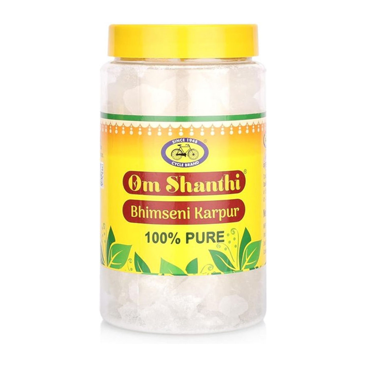 Cycle Pure Om Shanthi Bhimseni Kampfer 500g für Puja, Meditation und Luftreinigung - Bild 1