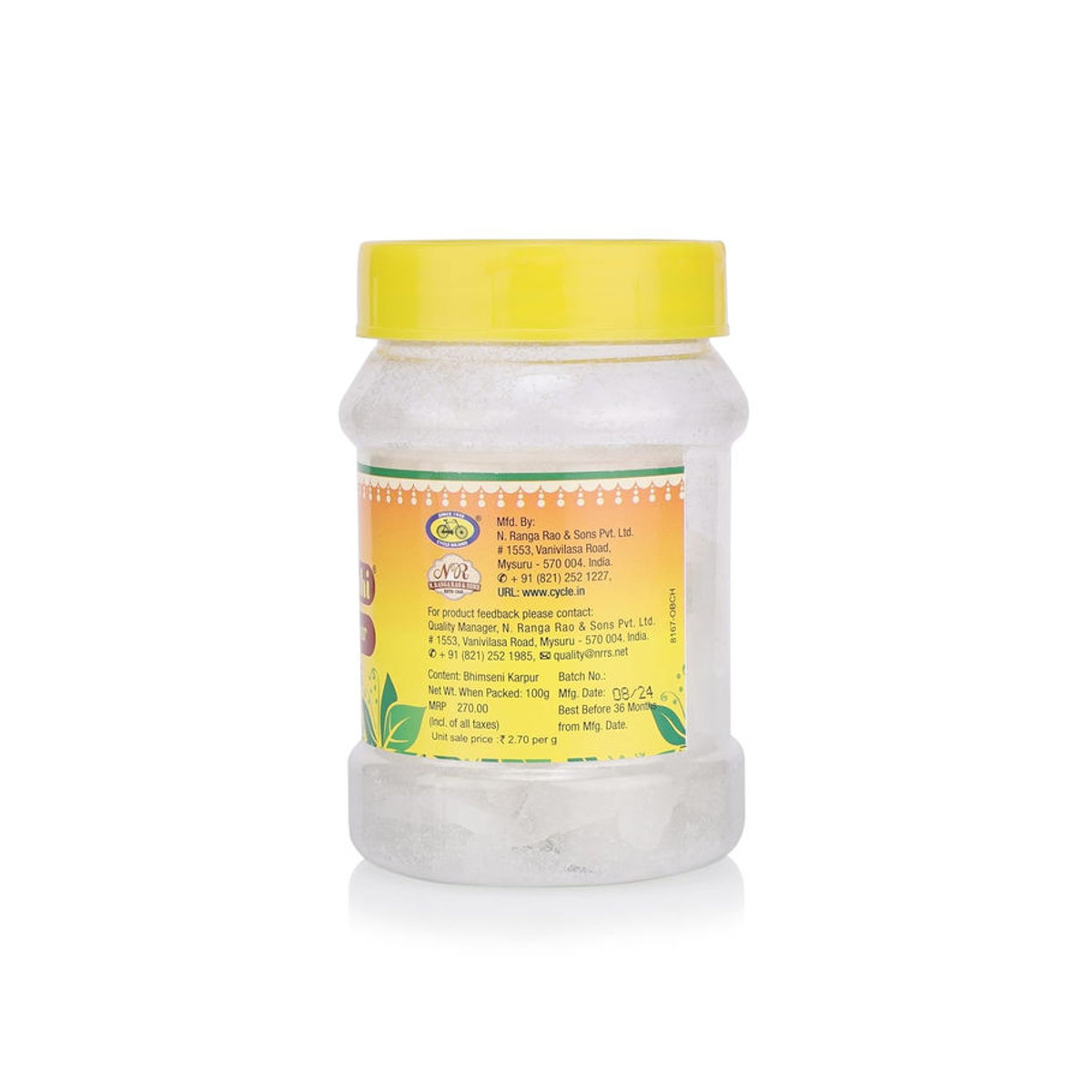 Cycle Pure Om Shanthi Bhimseni Kampfertabletten 100g für Puja und Meditation - Bild 2