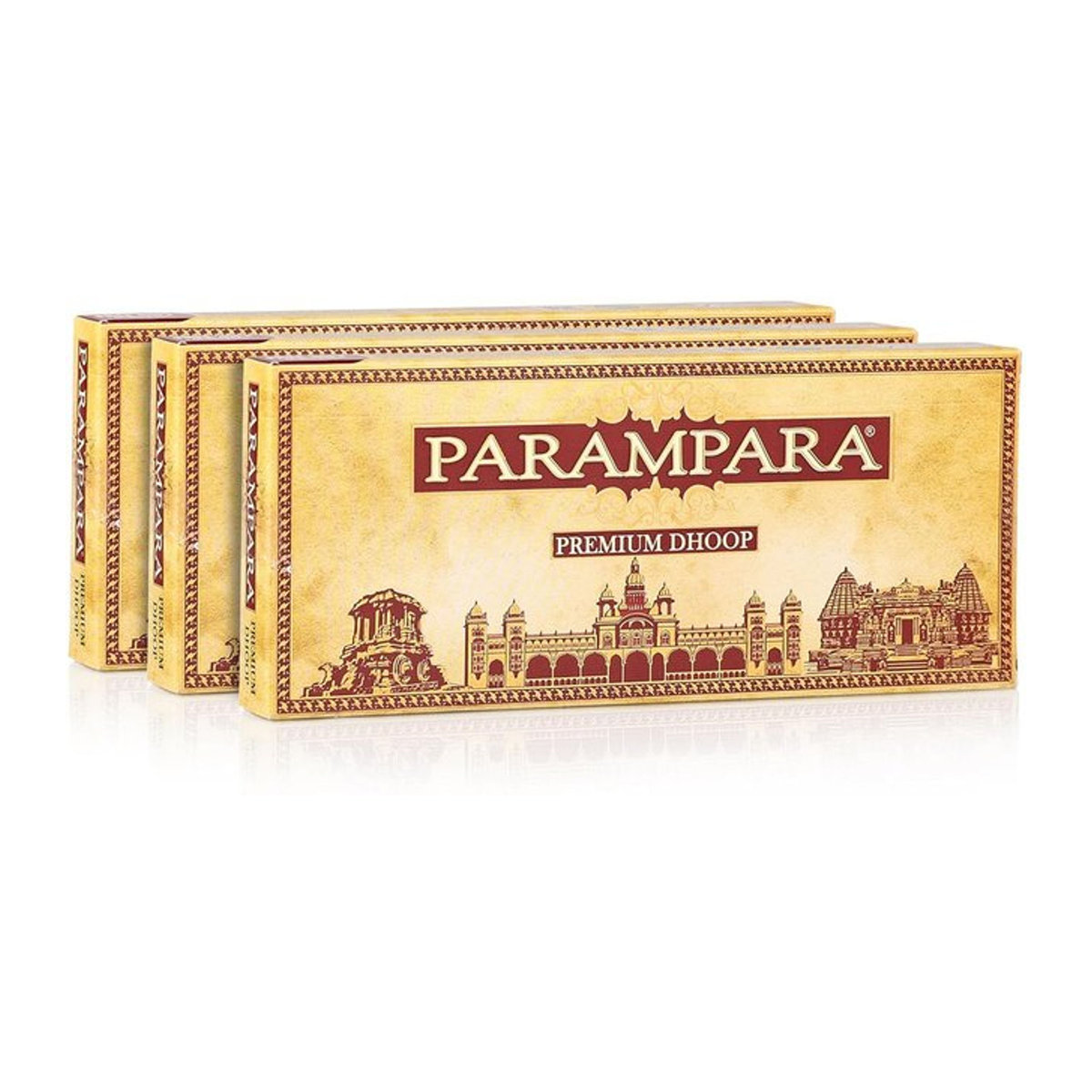 Cycle Pure Parampara Premium Wet Dhoop 3er-Pack 120 g Natürlicher Guggul-Duft mit reinem Ghee für Puja, Feste und Rituale - Bild 1