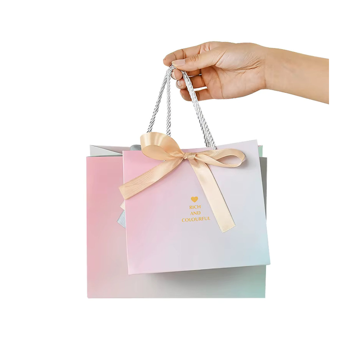 CYZIWEIN Bunte Geschenkboxen aus Papier für Hochzeit und Babyparty als Süßigkeiten- und Schokoladenboxen - Bild 3
