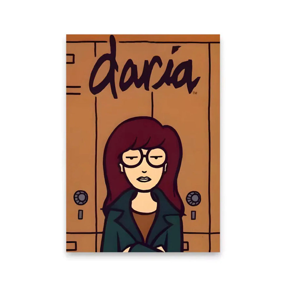 D-Daria American Comedy Anime Poster Wasserdichter Wandaufkleber in Weiß und Mehrfarbig - Bild 7
