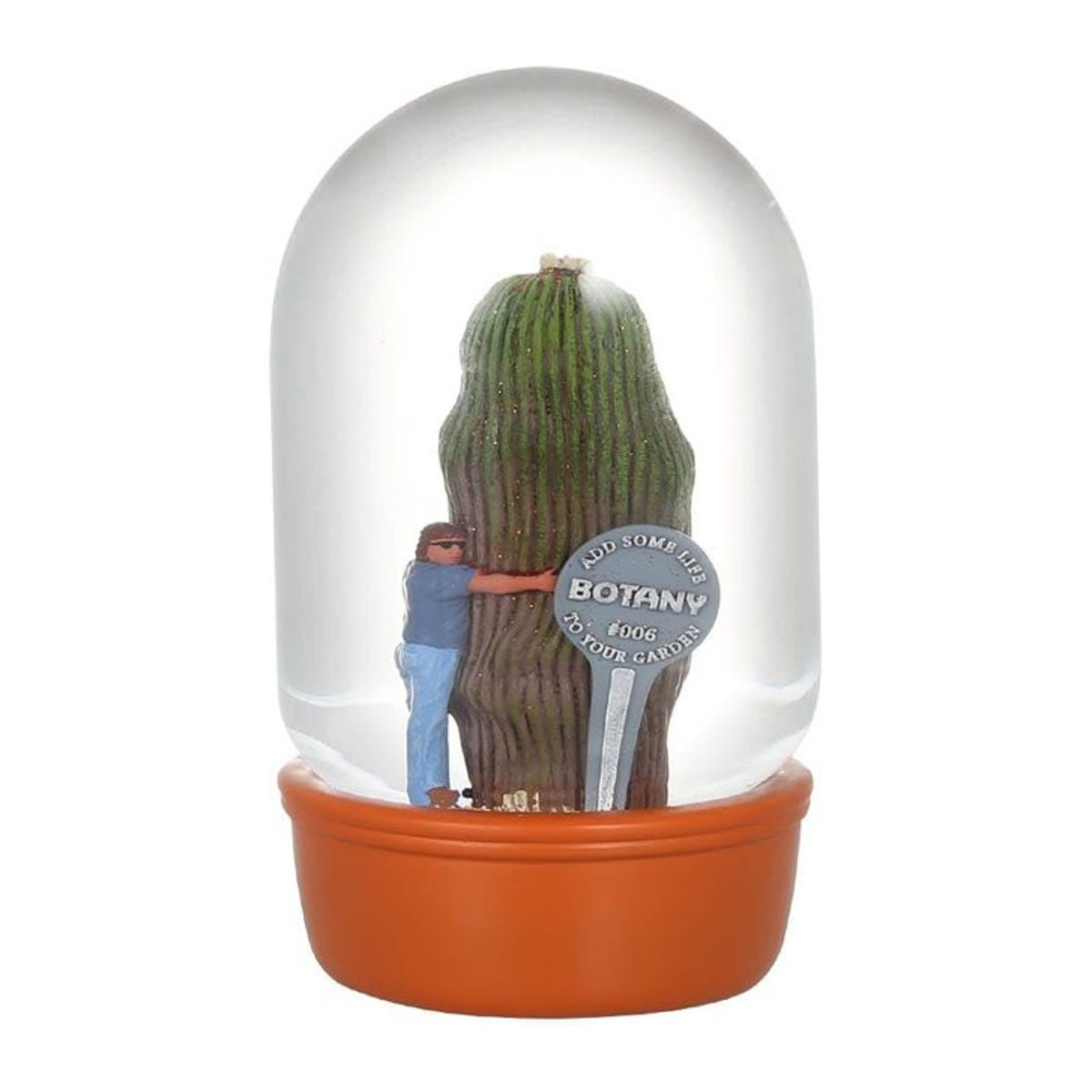 Dalton Schneekugel Saguaro Kaktusgarten mit Mann, B/T/H: 10 x 10 x 17 cm - Bild 1