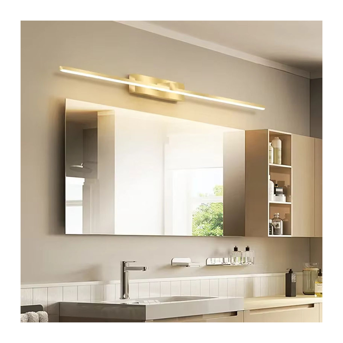 DAMIASMIL Moderne LED-Wandleuchte in Warmweiß für Schlafzimmer, Flur und Badezimmer - Bild 2