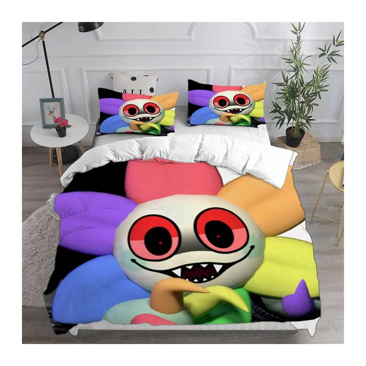 Dandy'S World Bettwäsche-Set mit Tagesdecke und Kissenbezug, 3-teiliges Set, Multicolor, B x H: 228 x 228 cm - Bild 1