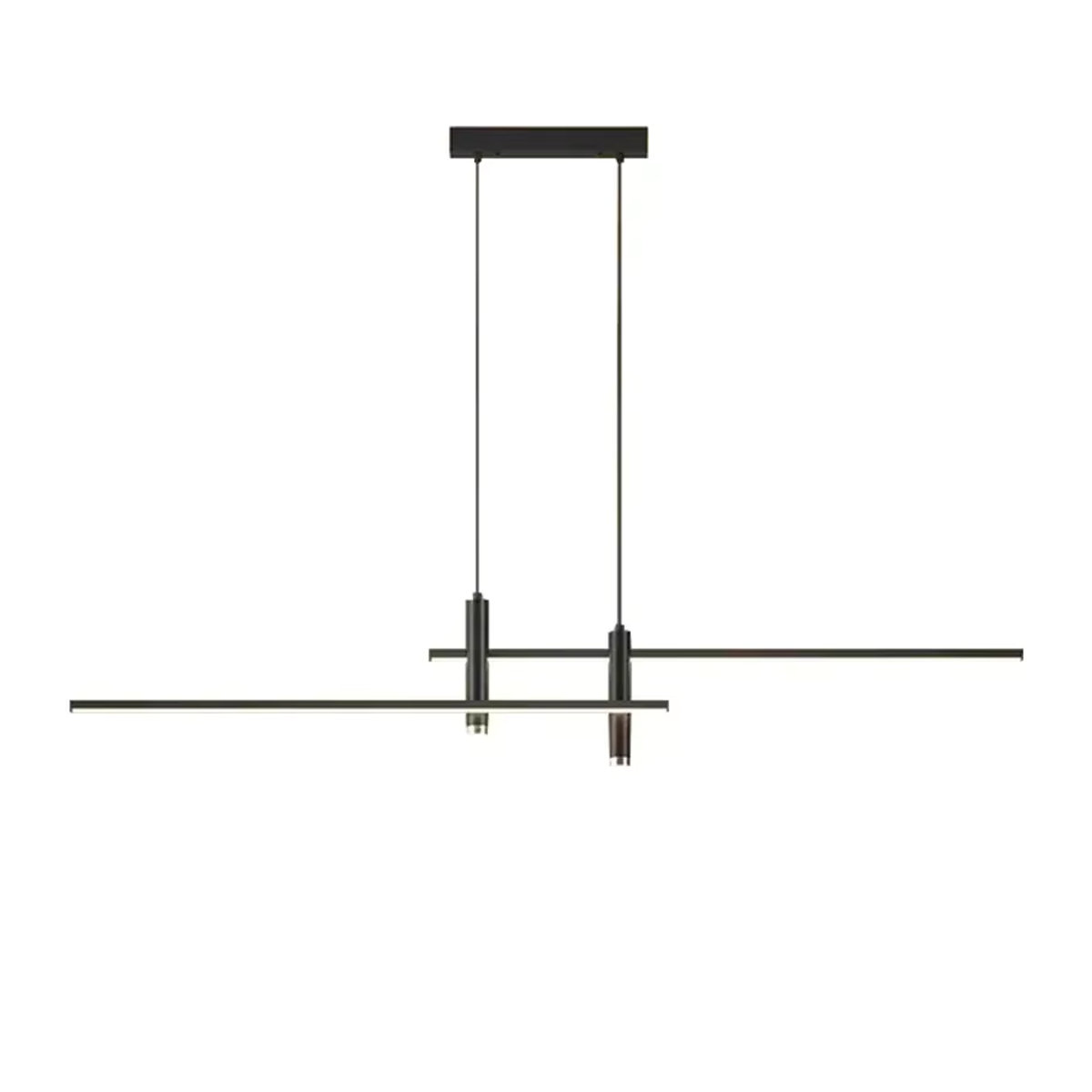 DARHYN LED-Pendelleuchte in Schwarz, modernes minimalistisches Design, warmweiß - Bild 5