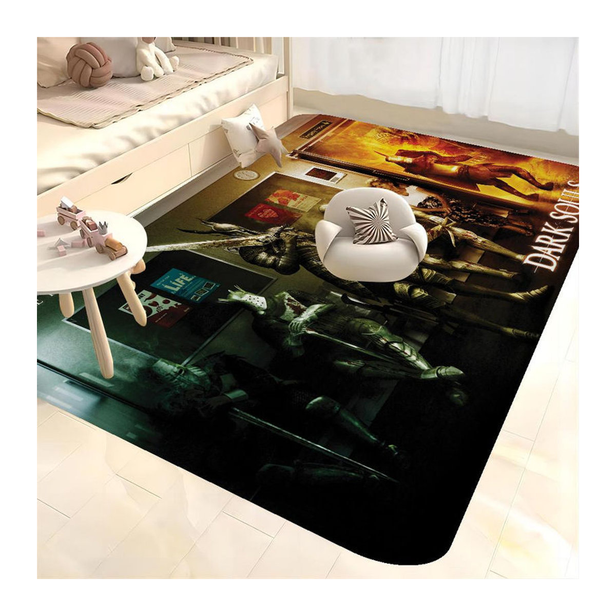 Dark Souls Flurteppich Rutschfeste Matte für Wohnzimmer, Balkon oder Waschküche B/B/H: 40 x 60 cm - Bild 4