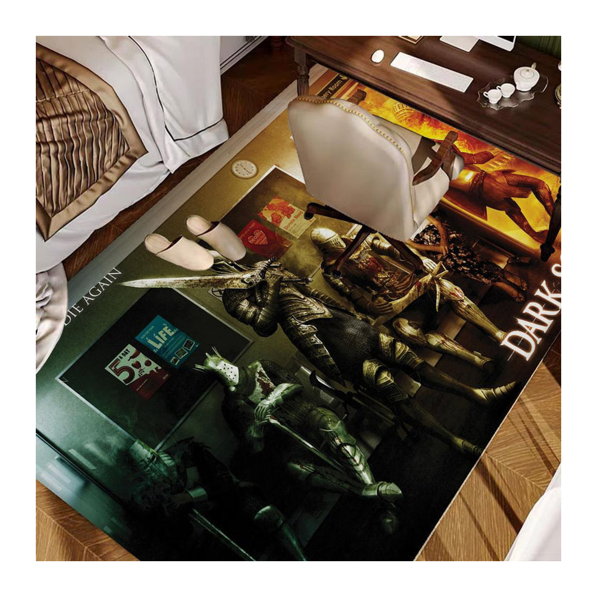 Dark Souls Flurteppich Rutschfeste Matte für Wohnzimmer, Balkon oder Waschküche B/B/H: 40 x 60 cm - Bild 5