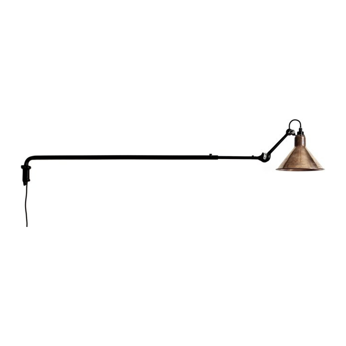 DCWéditions Wandleuchte Lampe Gras N 213 in Bronze im Industrial-Design - Bild 1