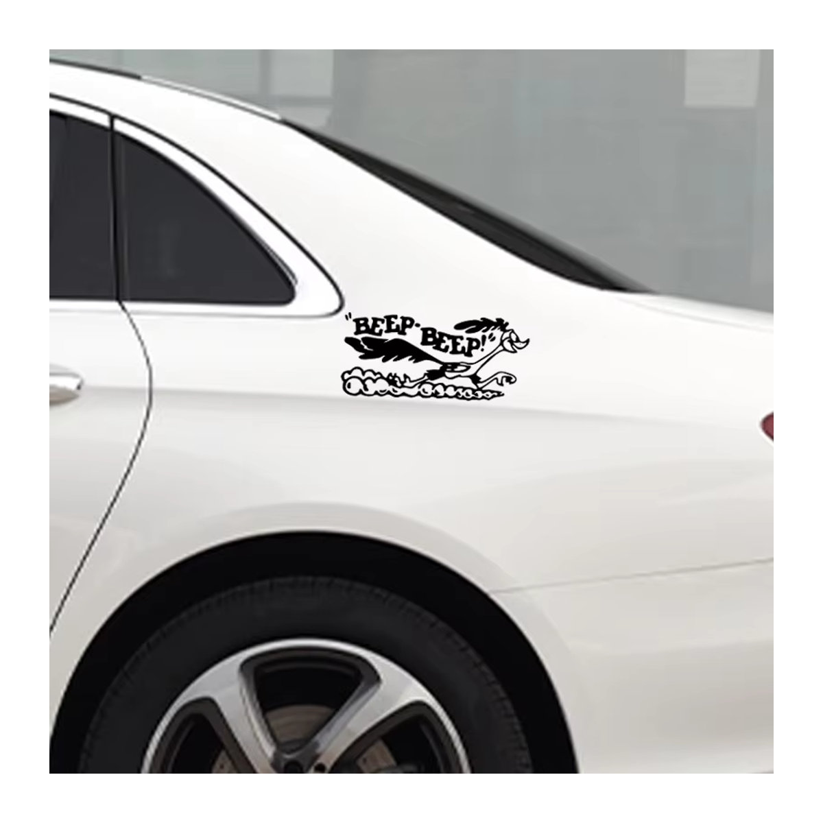 DecaCar Road Runner Vinyl Aufkleber Cartoon Old Fast Auto LKW Laptop Zubehör, mehrfarbig, B: 17 cm, H: 7,7 cm - Bild 3
