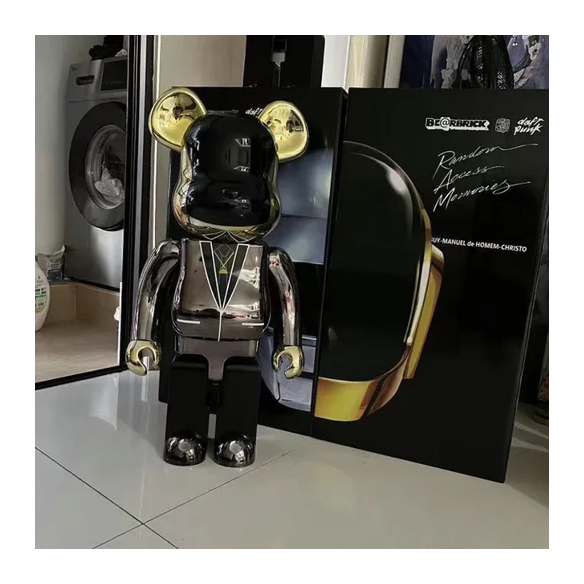 Dekorative Bären Figur als Bodenverzierung für dein Wohnzimmer, Höhe: 70 cm - Bild 1