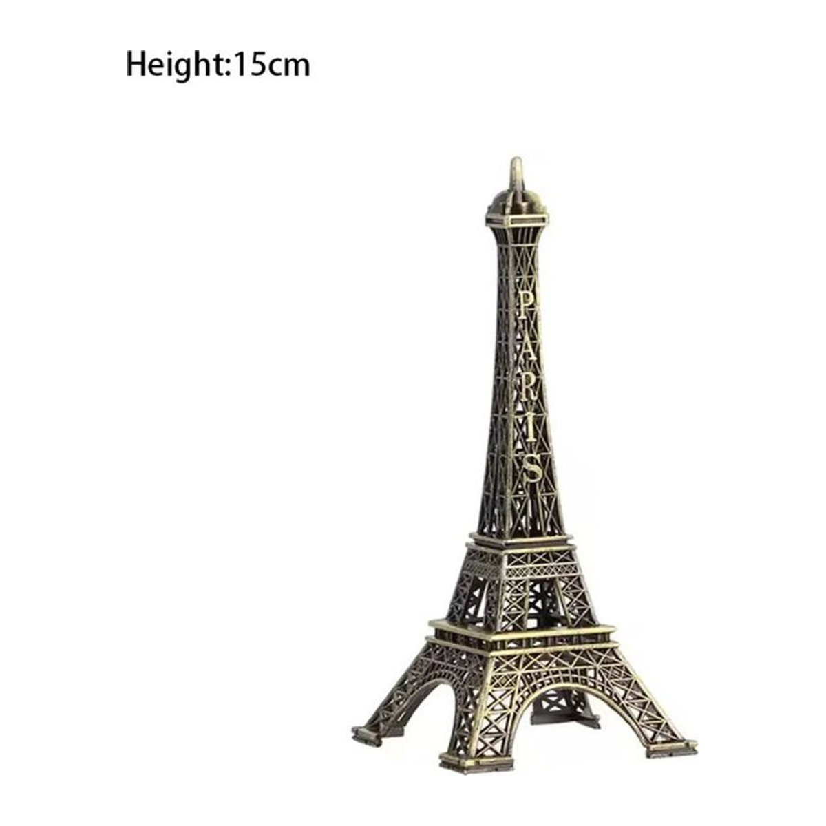 Dekorative Eiffelturm Statue von liialenjkm in Bronze und Gold aus Metall, Höhe: 15 cm - Bild 1