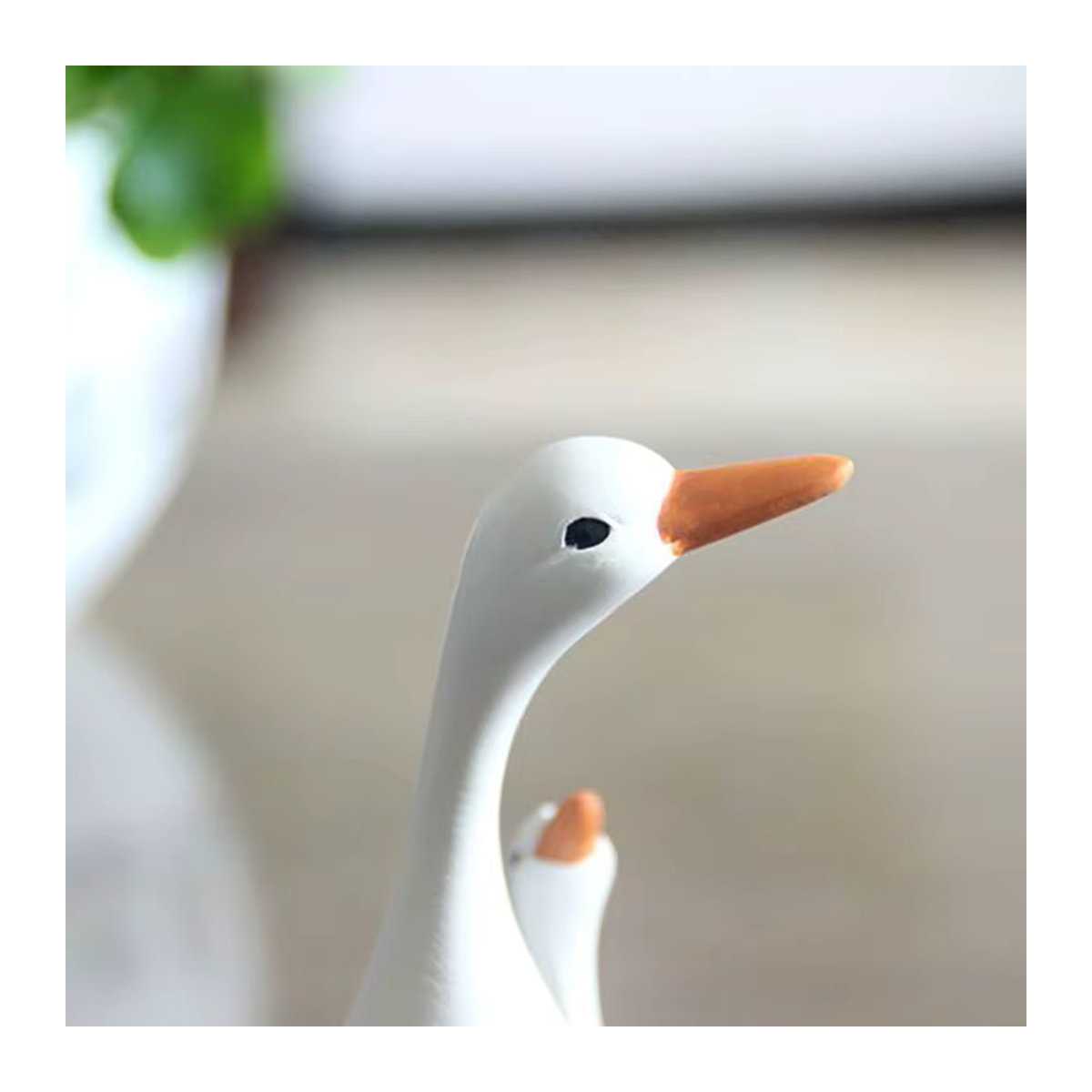 Dekorative Ente Mutter und Sohn als Harz-Statue für deine Heimdekoration - Bild 2