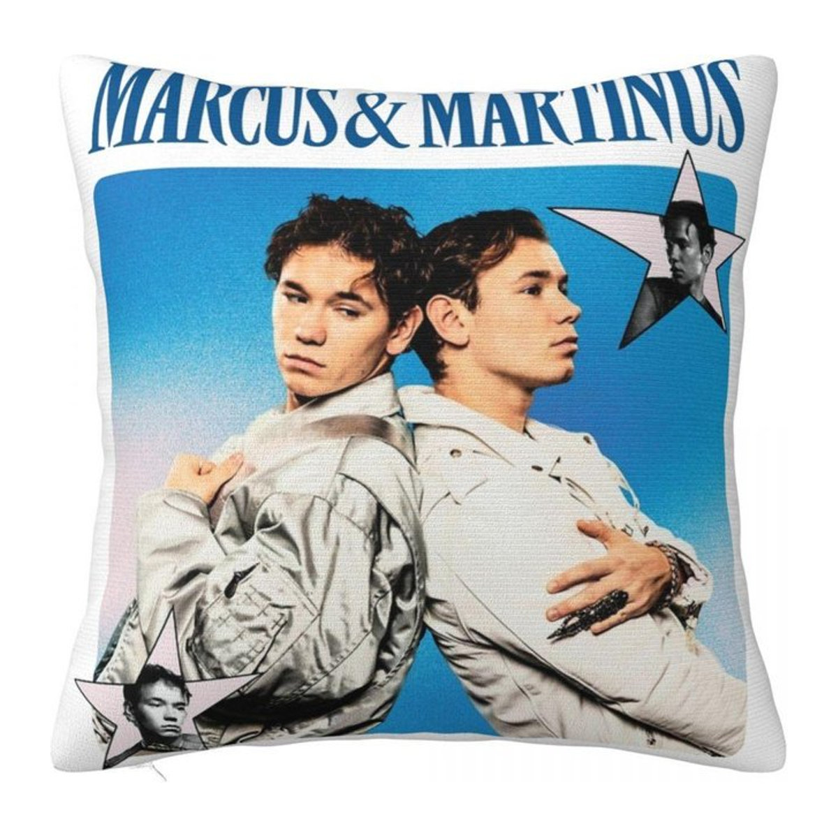 Dekorative Kissenhülle Marcus And Martinus Unvergessliches Schlafzimmer Eurovisions Dekokissenbezug mit Reißverschluss, B/B/H: 18 x 18 x 18 cm - Bild 1