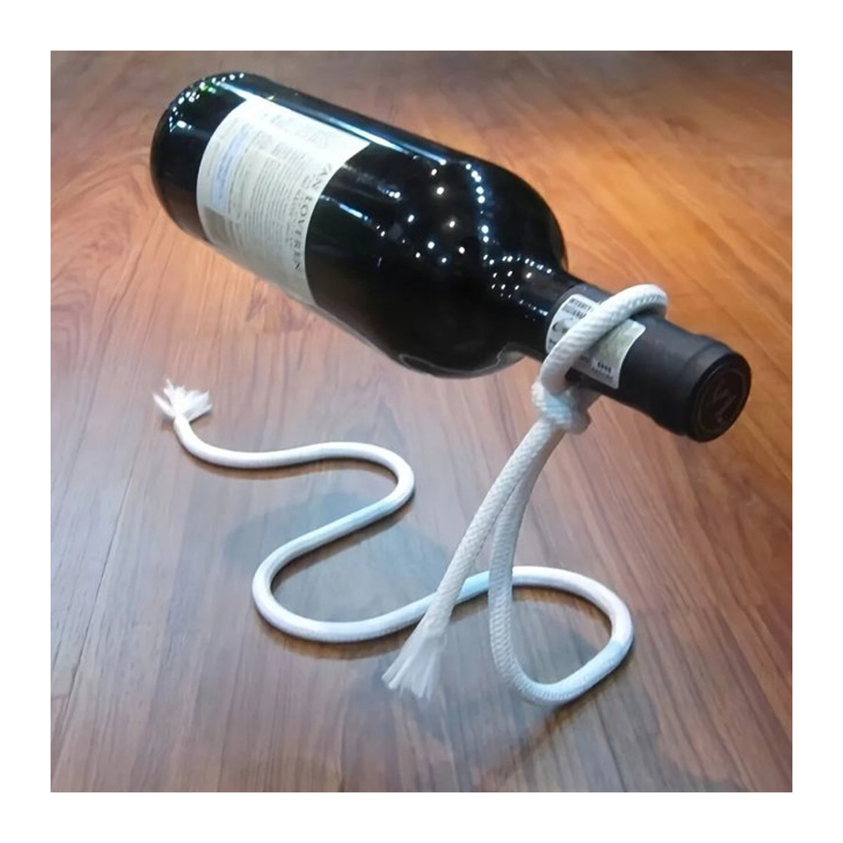 Dekorative Serpentin Schlange Flaschenhalterung für Wein und Whisky als Tischdekoration - Bild 1