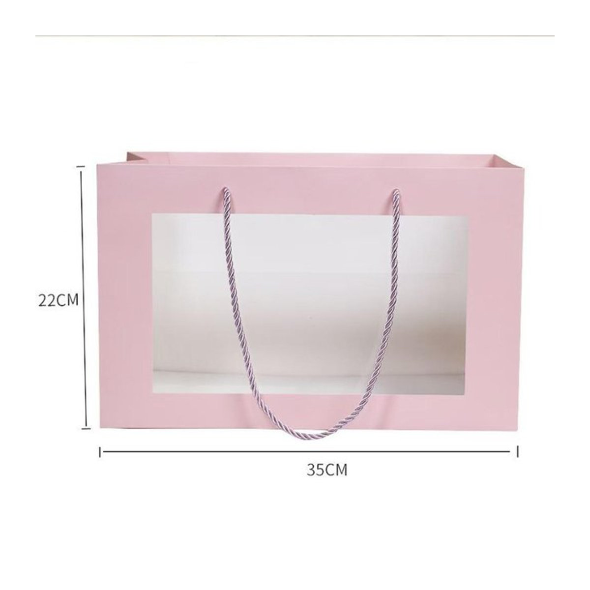 Dekorativer Blumenkasten als Geschenkverpackungsbeutel von Kitchen Goods-YULIN-002 aus Pappe, B/H: 9 x 15 cm - Bild 1