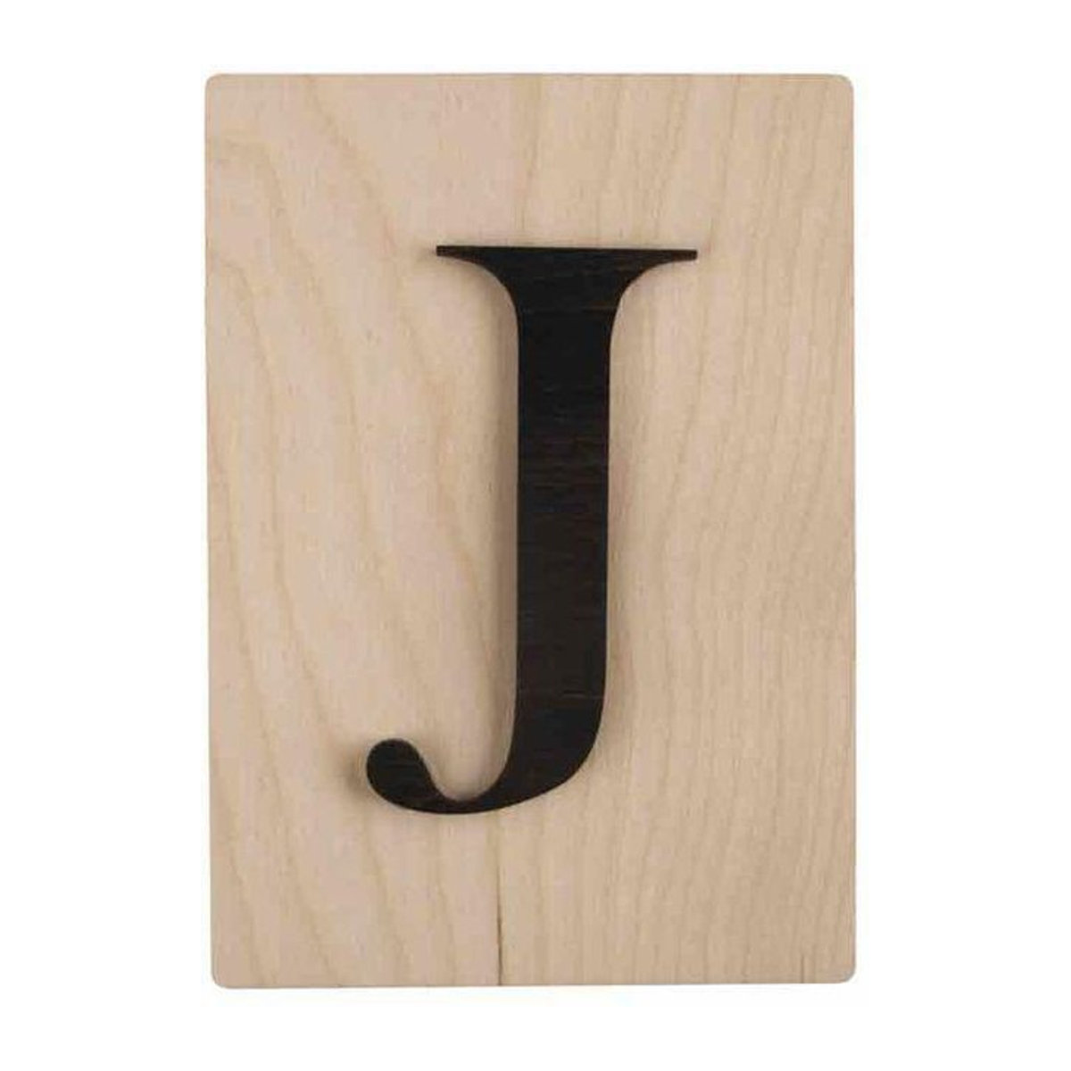 Dekorativer Holzbuchstabe J im Scrabble-Stil von You do it, Breite: 14,9 cm, Höhe: 14,9 cm - Bild 1