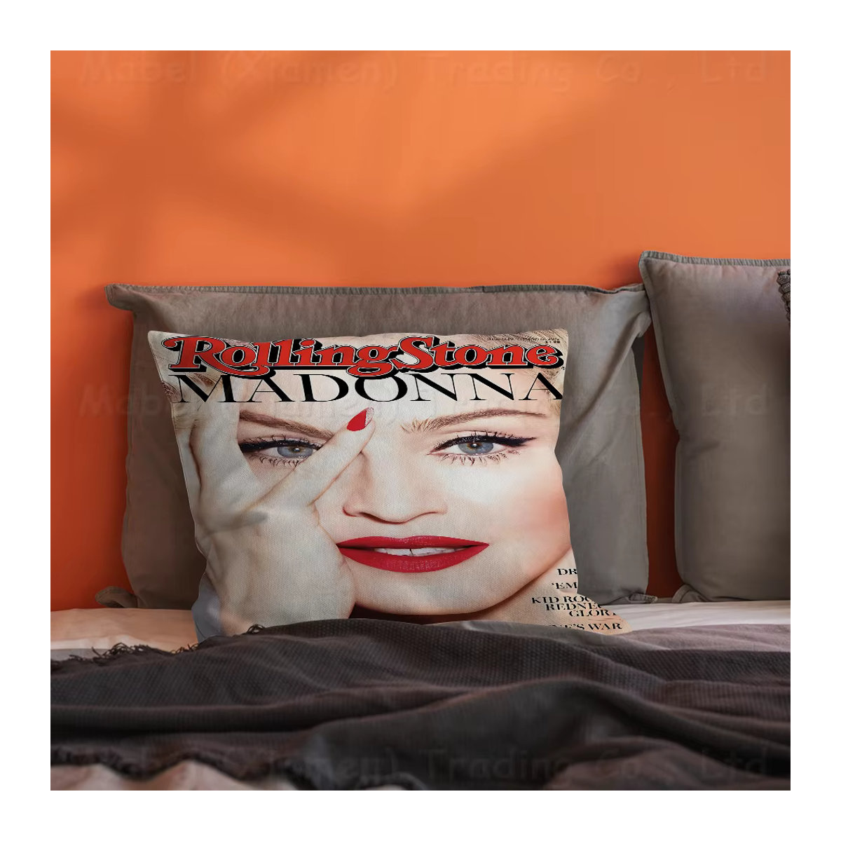 Dekorativer Kissenbezug M-Madonna Music Sexy Singer aus Polyester, Mehrfarbig, B/H: 50 x 30 cm - Bild 3