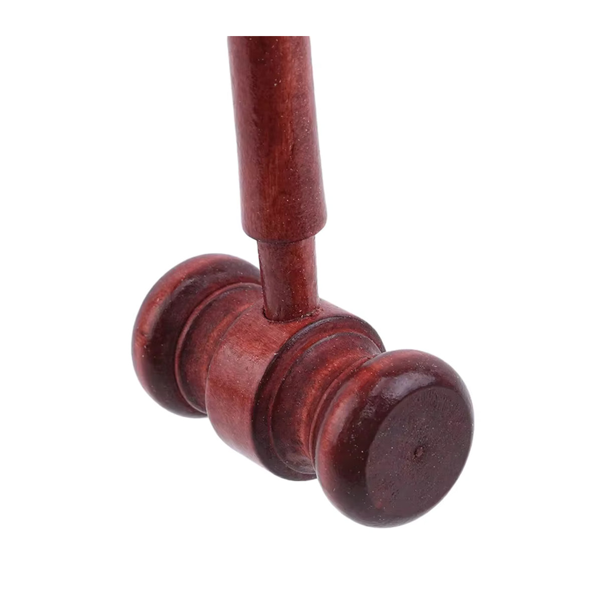 Dekorativer Richterhammer aus Holz als Anwalts-Dekoration und Geschenkidee - Bild 4