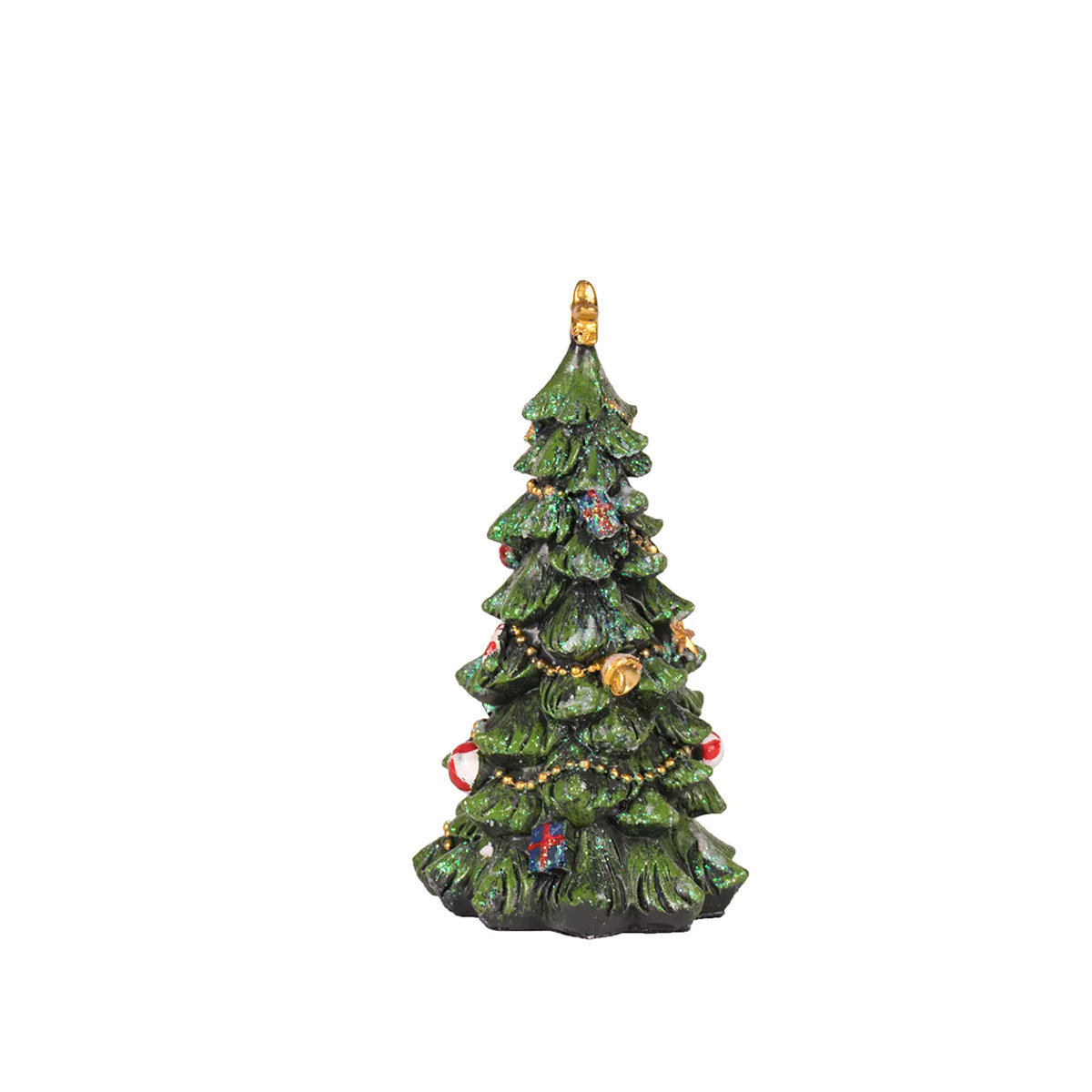 Dekorativer Weihnachtsbaum aus Harz in Grün als Tischdekoration für dein Zuhause - Bild 2