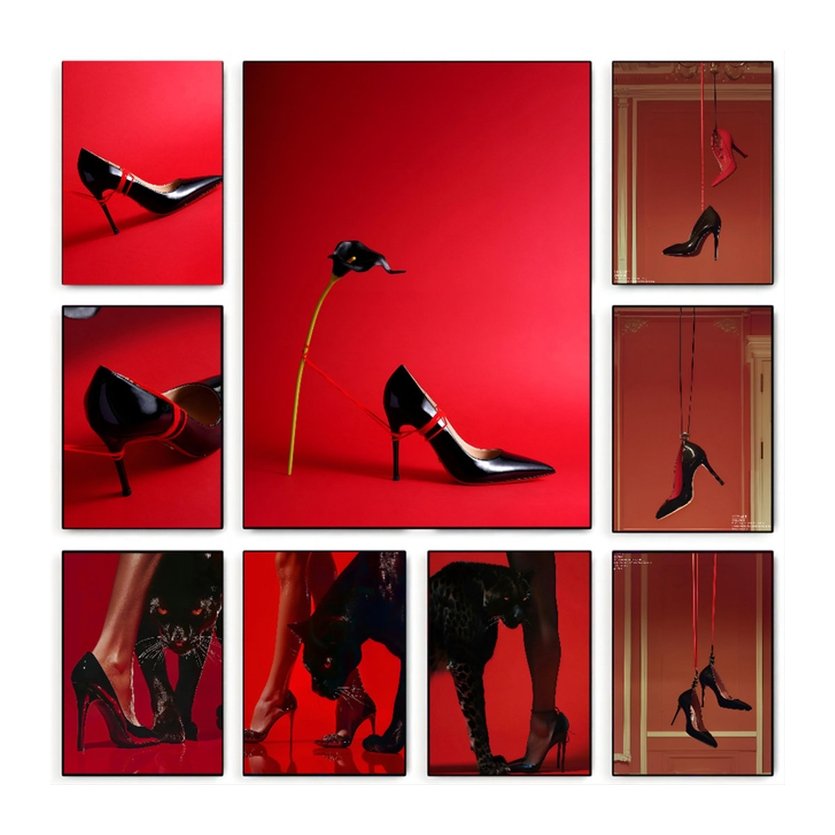 Dekoratives High Heel Poster aus Papier für Wohnzimmer, Schlafzimmer oder Gastronomie - Bild 1