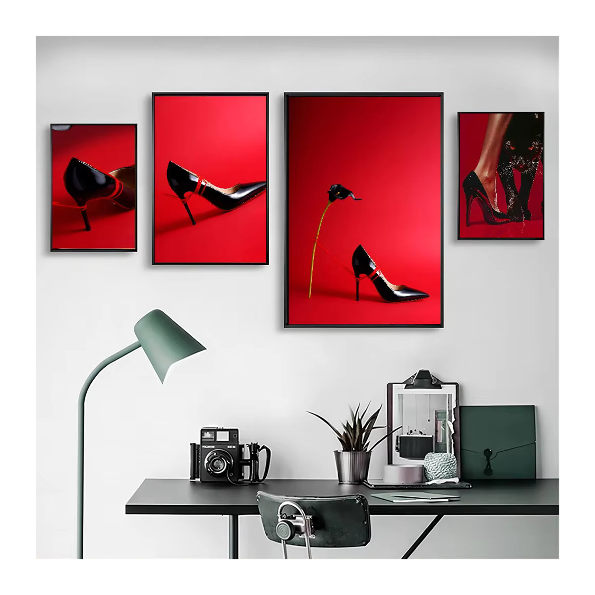 Dekoratives High Heel Poster aus Papier für Wohnzimmer, Schlafzimmer oder Gastronomie - Bild 3