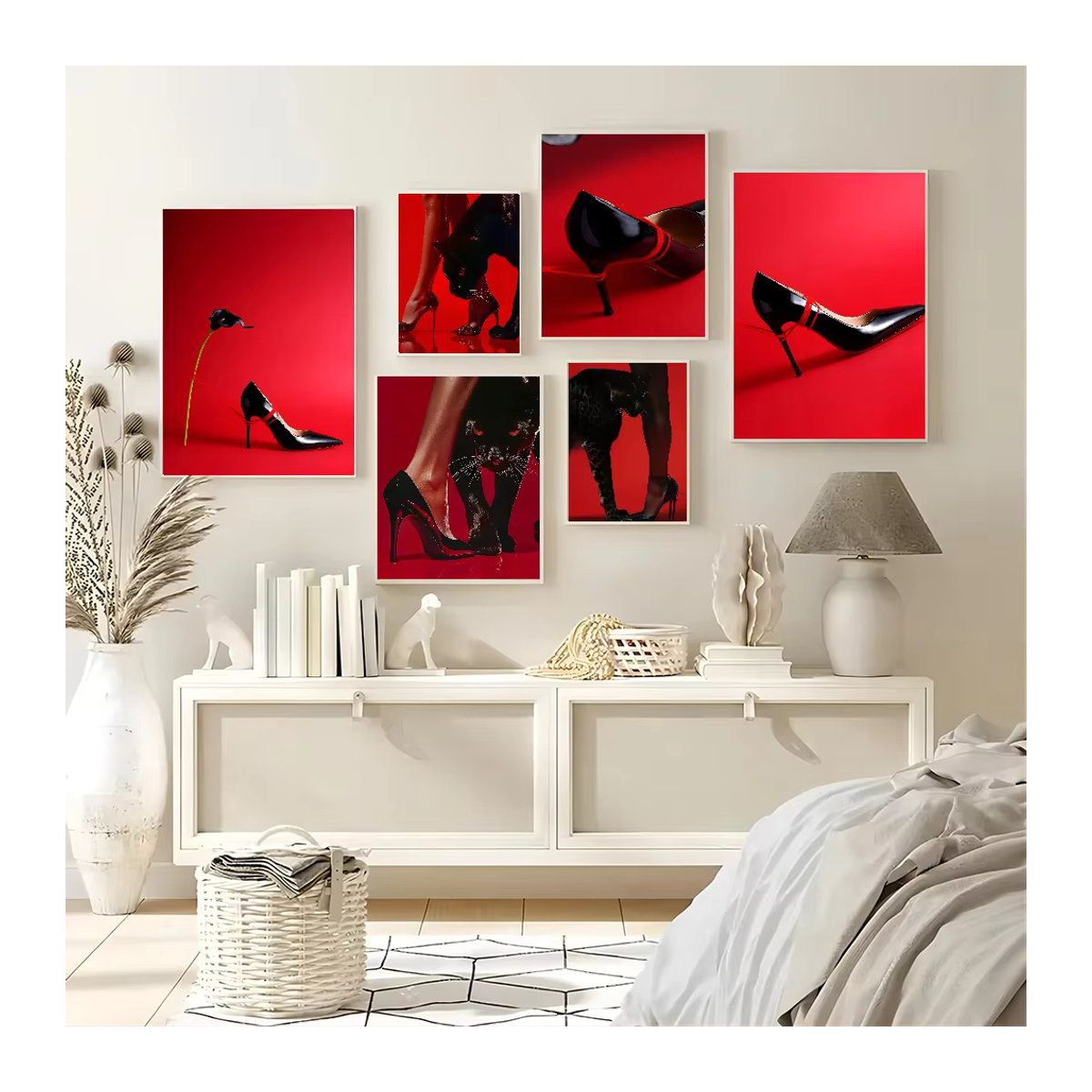 Dekoratives High Heel Poster aus Papier für Wohnzimmer, Schlafzimmer oder Gastronomie - Bild 4