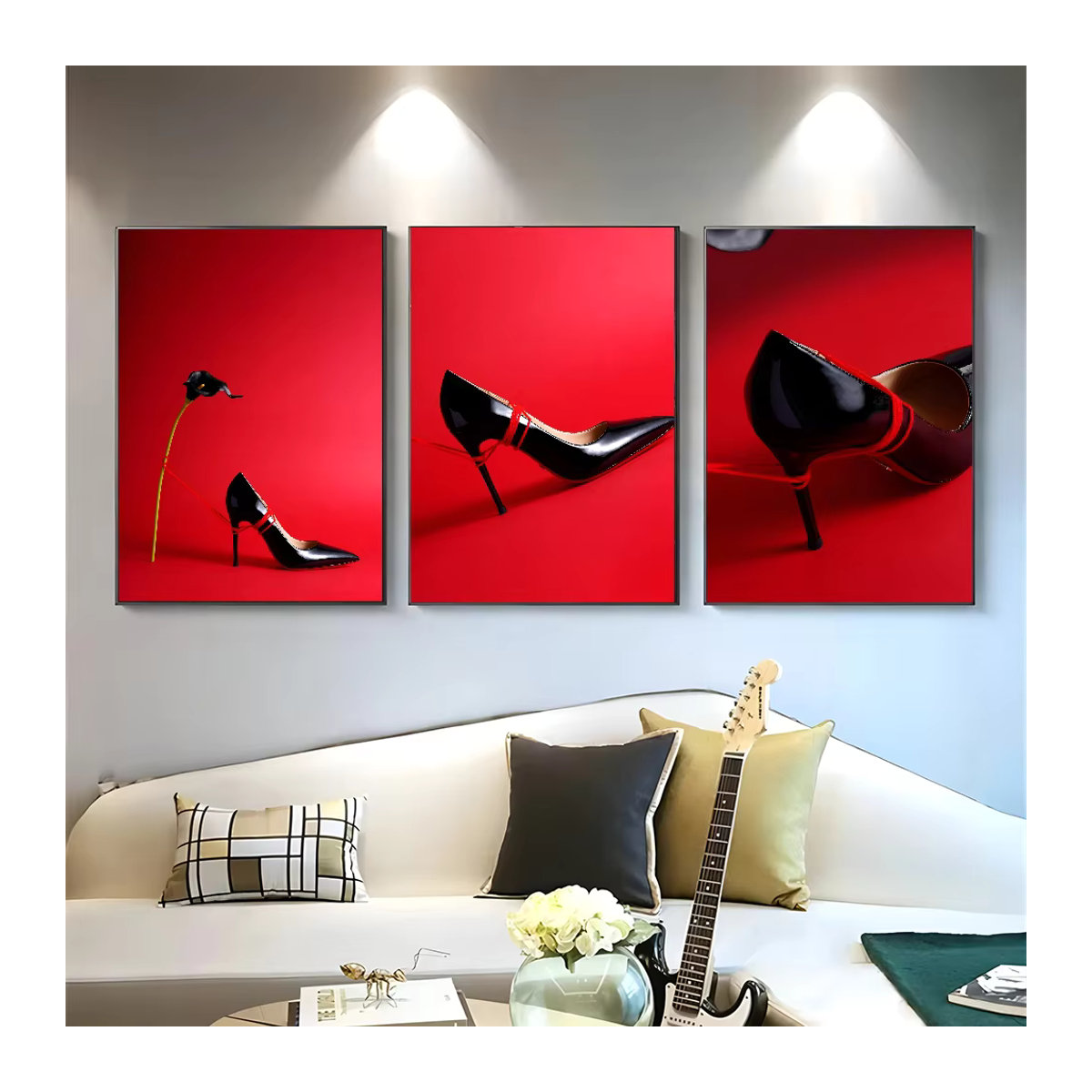 Dekoratives High Heel Poster aus Papier für Wohnzimmer, Schlafzimmer oder Gastronomie - Bild 5