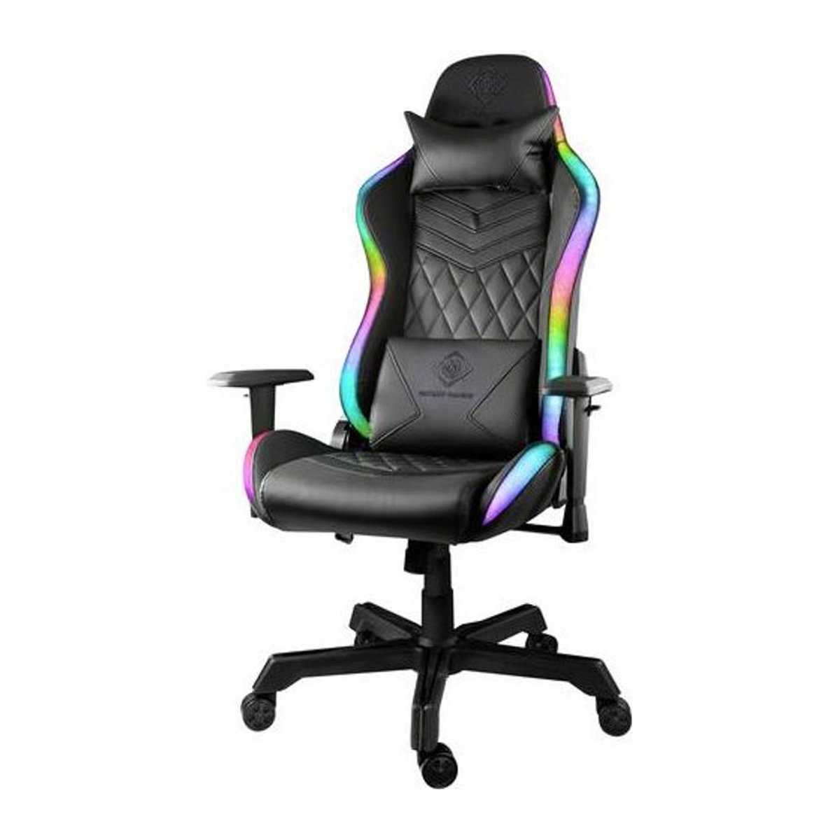 Deltaco Gamingstuhl GAM-080 aus Kunstleder in Schwarz mit RGB LED - Bild 3
