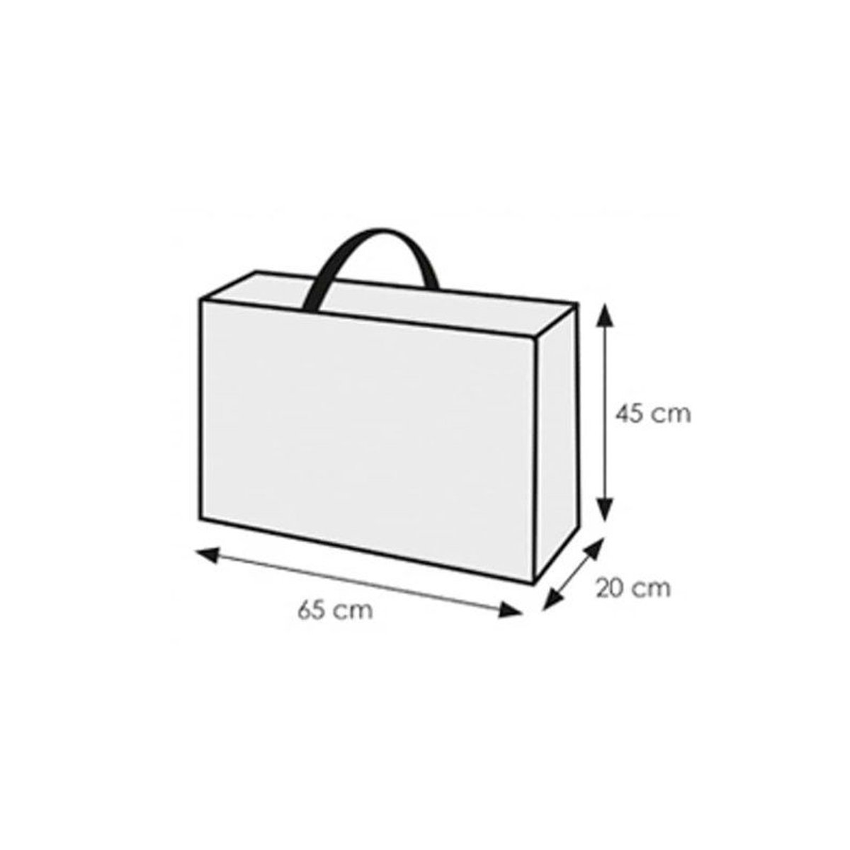 Deluxe Schutzhülle Tragetasche B/T/H: 65 x 20 x 45 cm - Bild 2