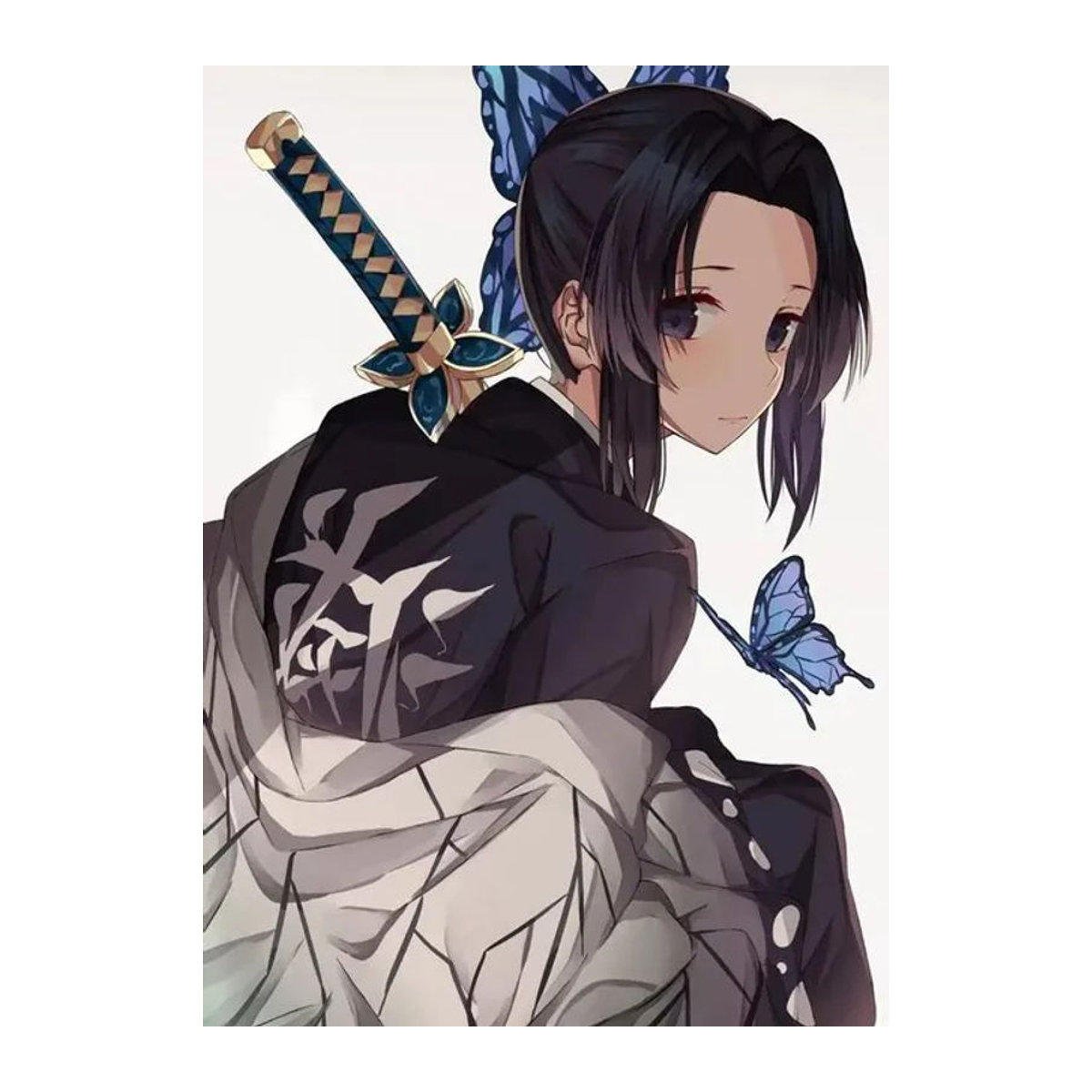 Demon Slayer Nezuko Kamado Anime Leinwand Wandbild als rahmenloses Porträt in Mehrfarbig für dein Schlafzimmer oder Kinderzimmer - Bild 1