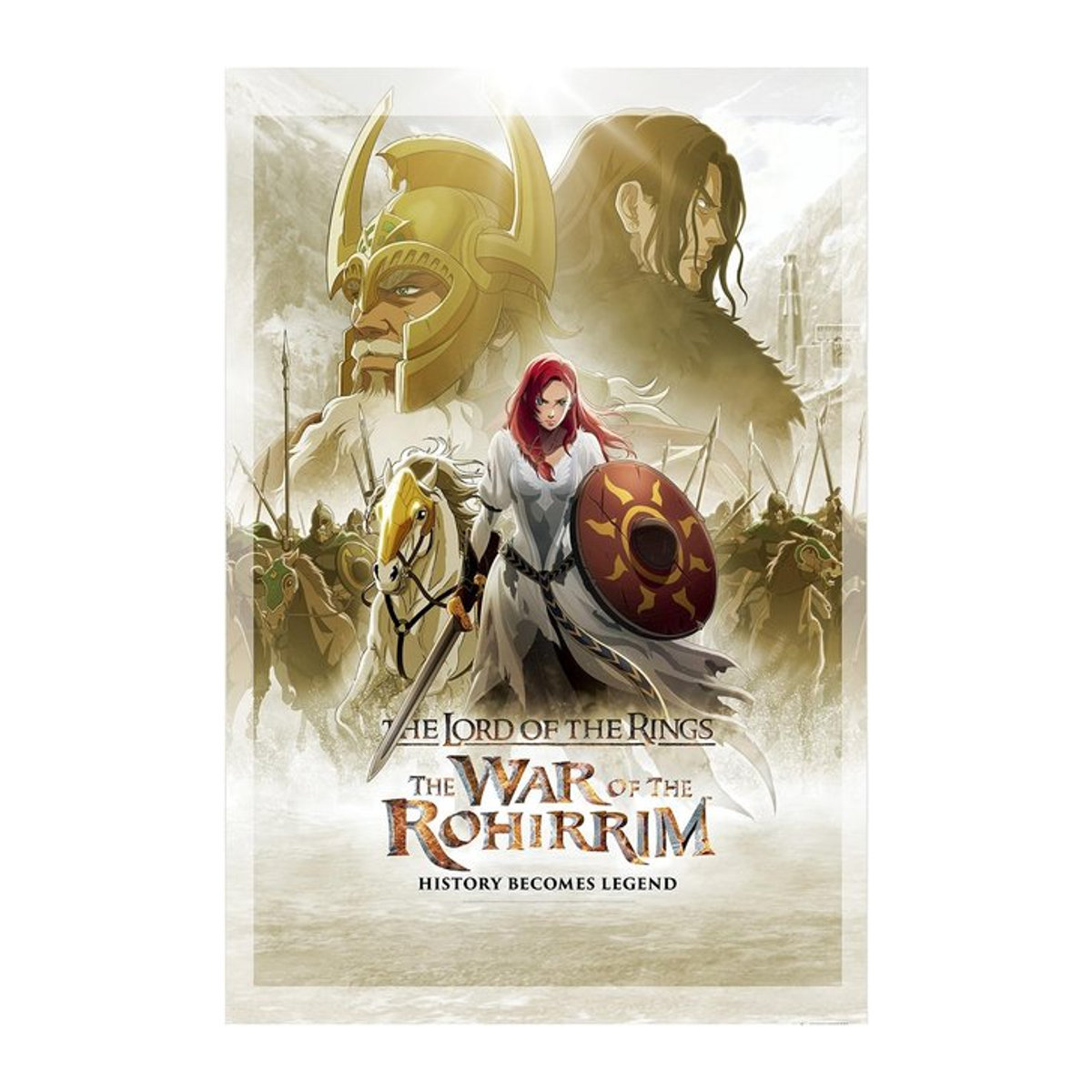 Der Herr der Ringe Die Schlacht der Rohirrim Papierposter, Schwarz, Breite: 91,5 cm, Höhe: 91,5 cm - Bild 1