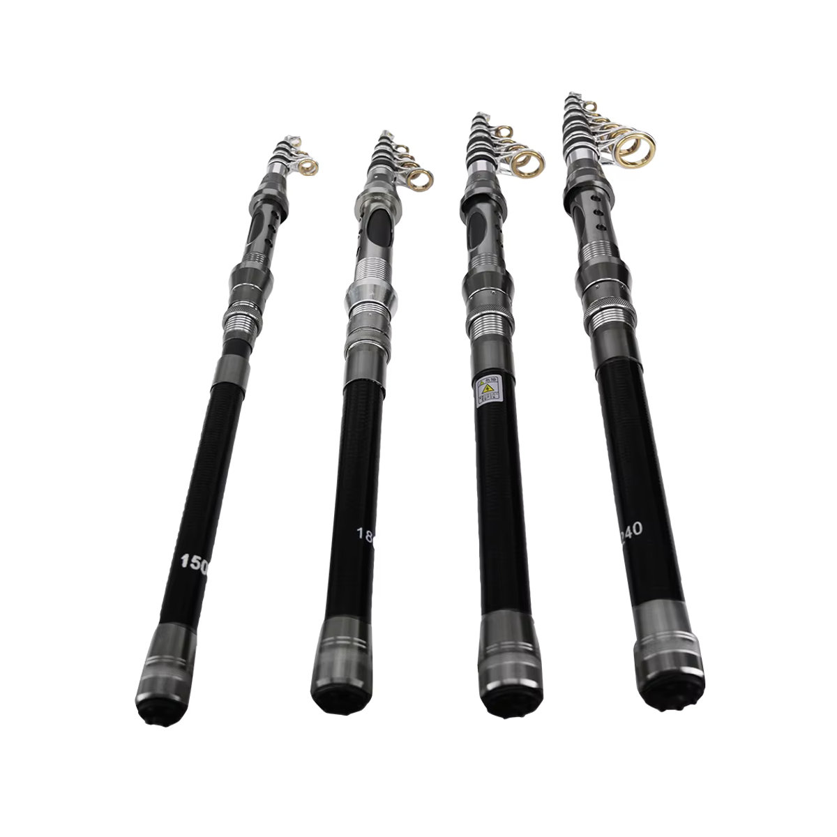 DEUKIO Teleskop Angelrute aus Carbon für Rock, Spinning, Fly, Karpfen und Feeder mit Reel Sitz - Bild 2