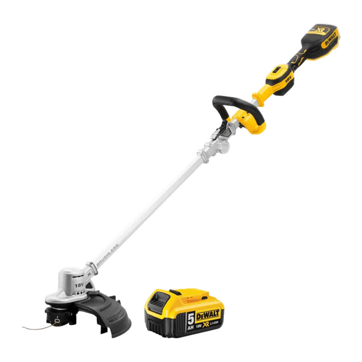 DeWalt Rasentrimmer DCMST561P1-QW mit DeWalt DCB184-XJ Akku - Bild 1