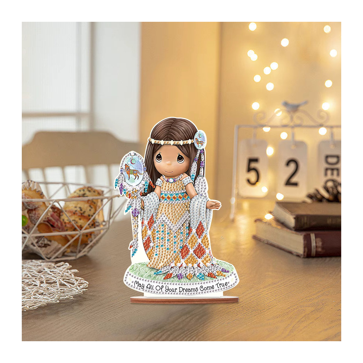 Diamant-Malerei-Set mit Cartoon-Ornament als Desktop-Dekoration in spezieller Form - Bild 2