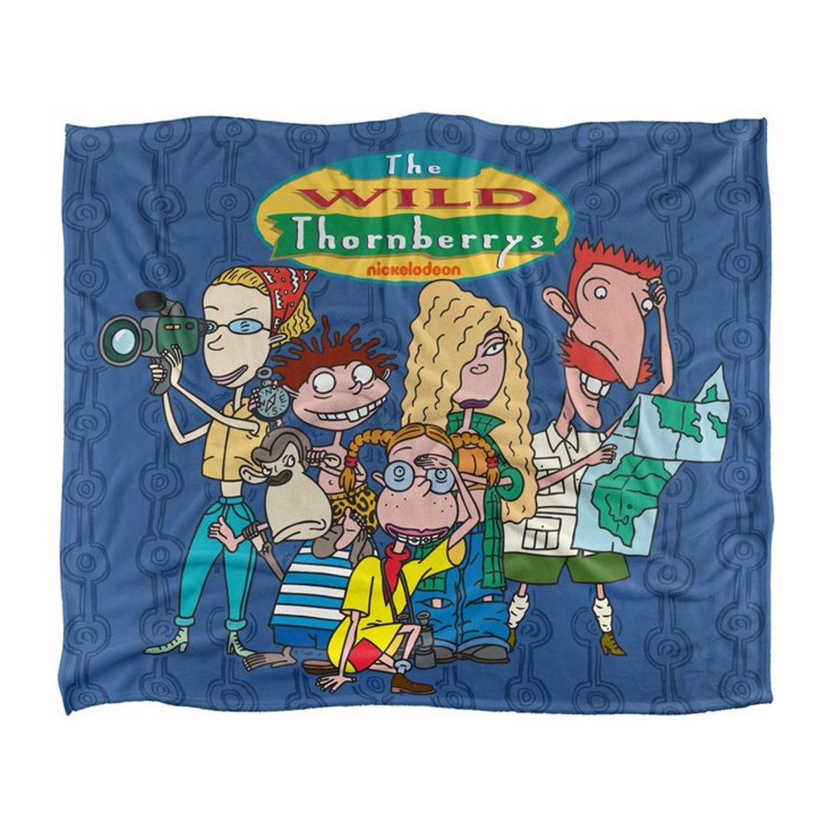 Die Wilden Thornberrys Seidige Familie Superweiche Decke in Schwarz von Pertemba FR - Bild 1