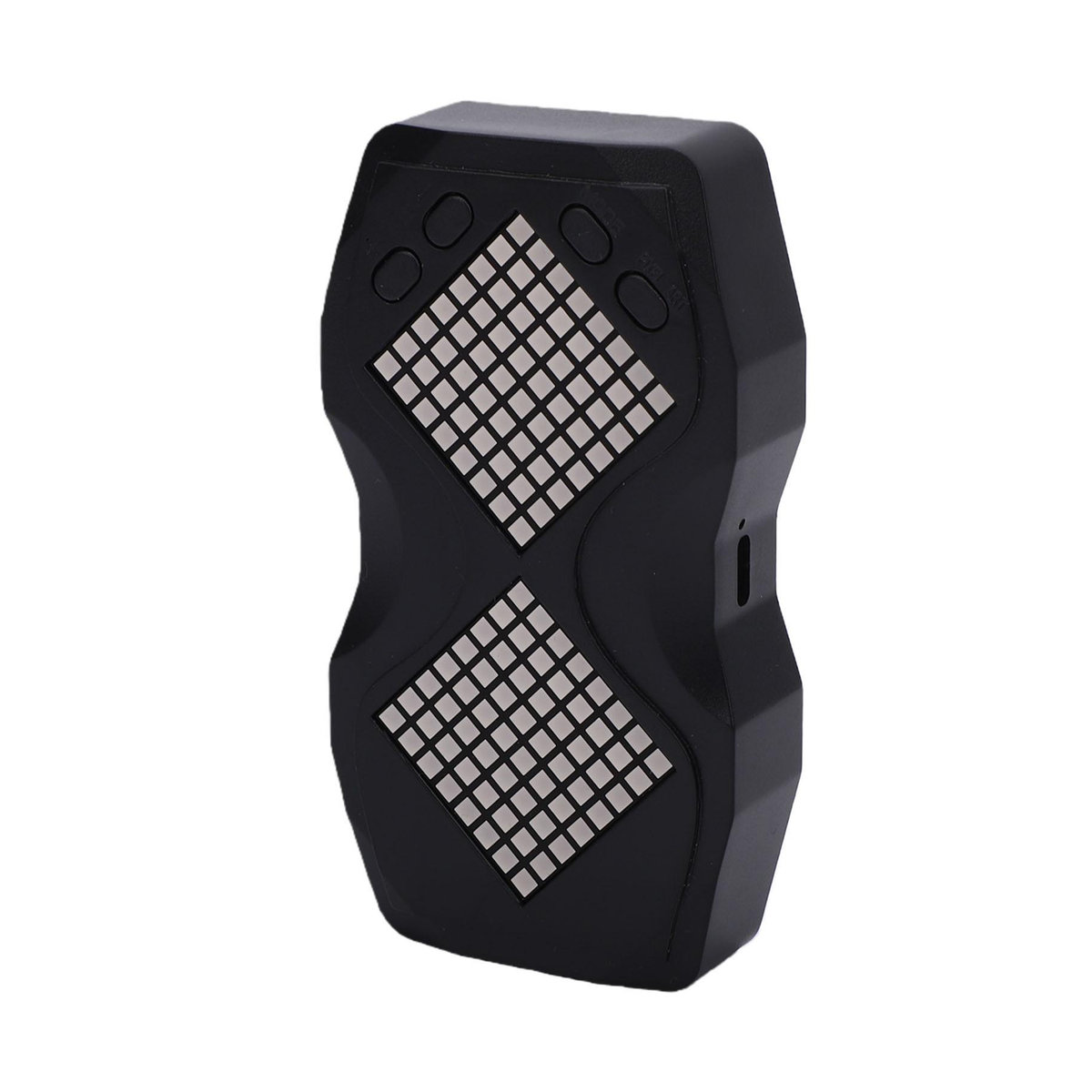 Digitale LED-Sanduhr TOMTOP JMS mit 60 Minuten Timer, magnetischer Schwerkraftsensor und geometrischem Design in Schwarz und Weiß - Bild 1