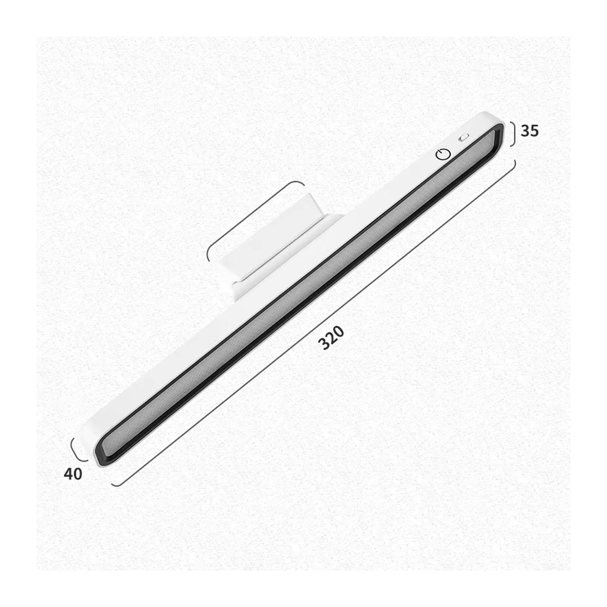 Dimmbare LED-Schreibtischlampe mit USB-Ladefunktion und Magnetbefestigung als wiederaufladbares Nachtlicht zum Lesen - Bild 5