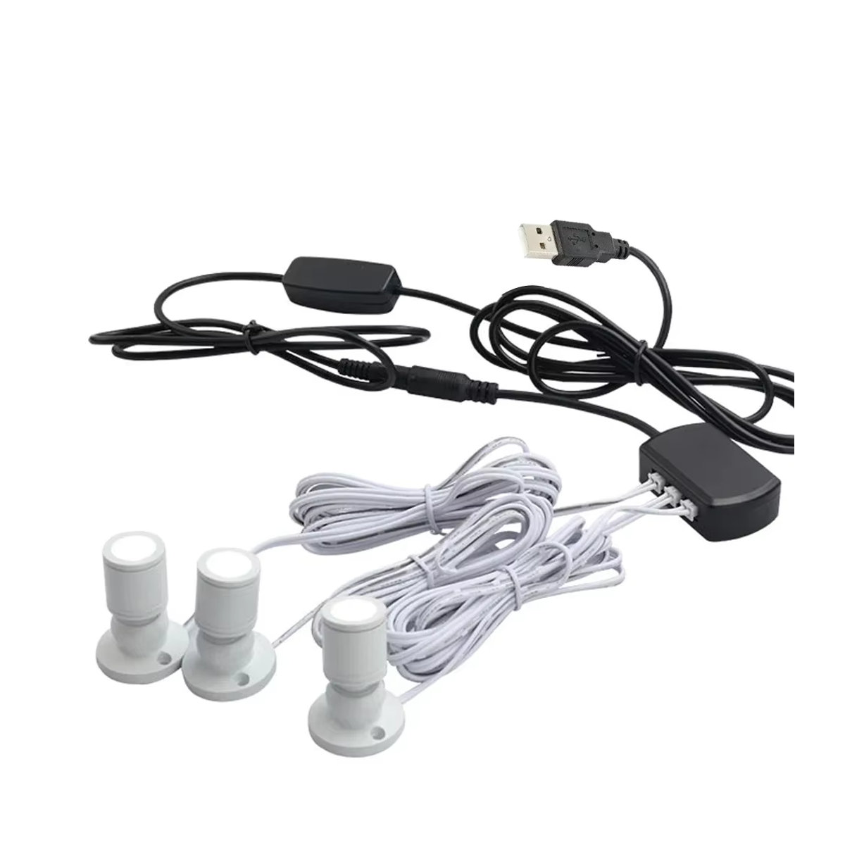 Dimmbarer LED Schrank-Mini-Scheinwerfer von foroureyes in Weiß, Kaltweiß, 1W USB 5V Downlight für Möbelbeleuchtung und Displays - Bild 7