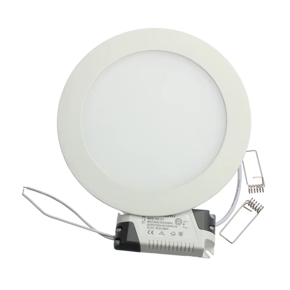 Dimmbares LED-Panel CYLRDXK als ultra dünner Einbaustrahler in Weiß, minimalistisches Design - Bild 2