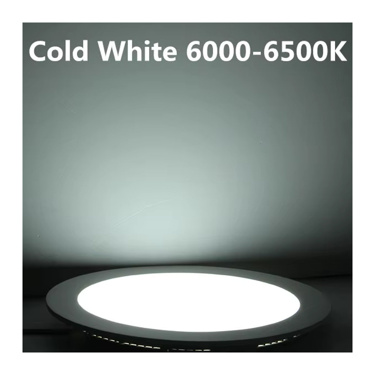 Dimmbares LED-Panel CYLRDXK als ultra dünner Einbaustrahler in Weiß, minimalistisches Design - Bild 3