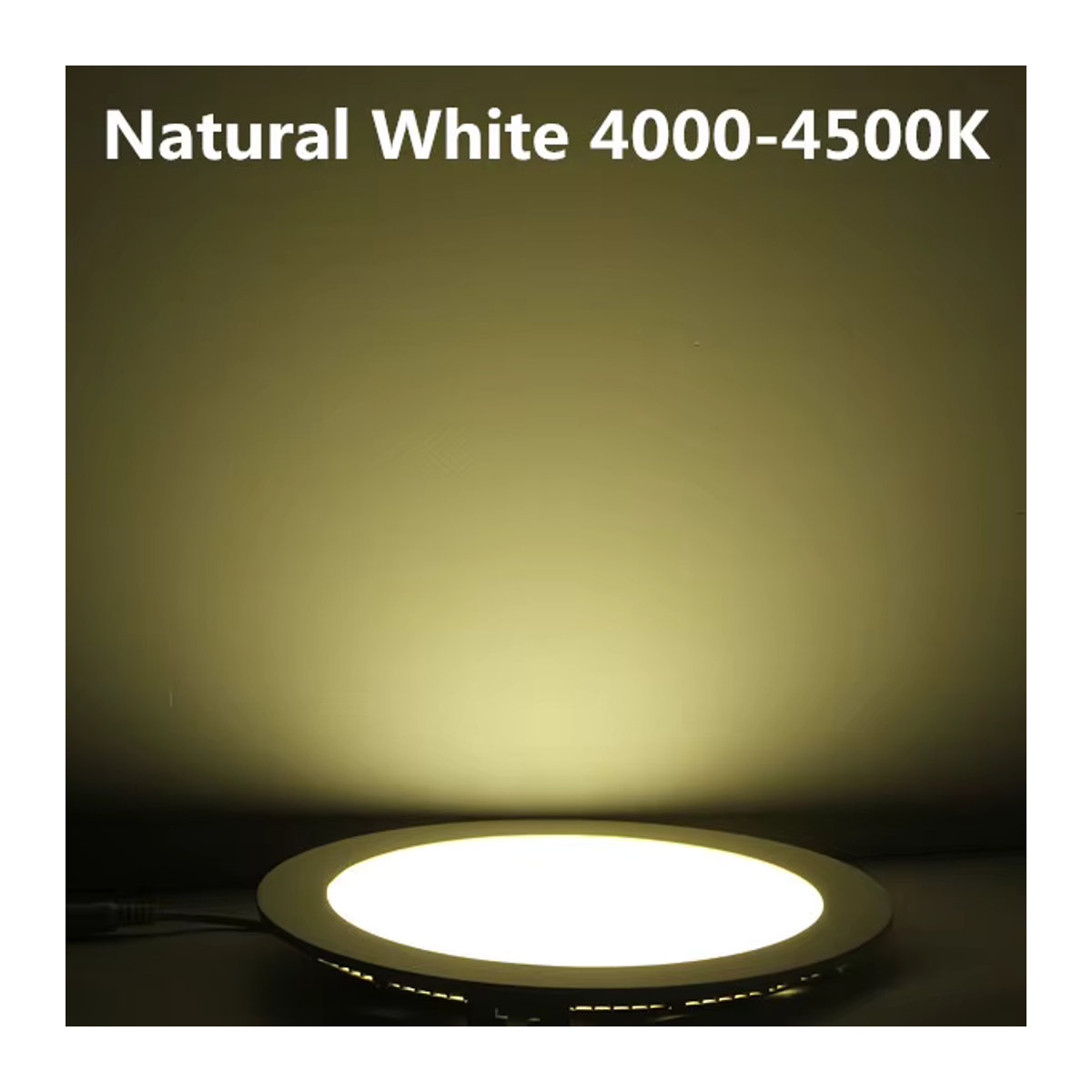 Dimmbares LED-Panel CYLRDXK als ultra dünner Einbaustrahler in Weiß, minimalistisches Design - Bild 5