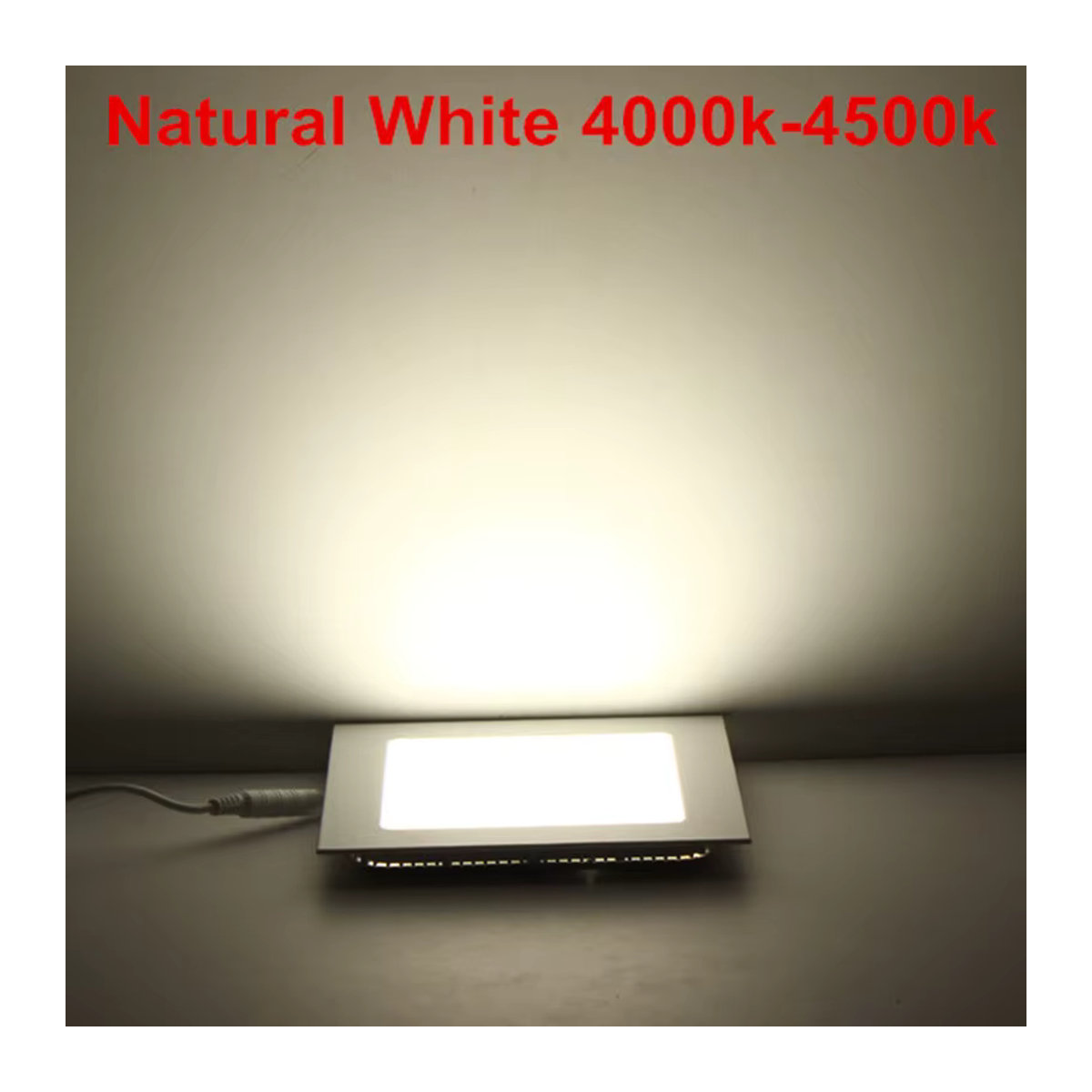 Dimmbares quadratisches LED-Downlight von CYLRDXK in Weiß als minimalistischer Einbaustrahler mit 25 W - Bild 3
