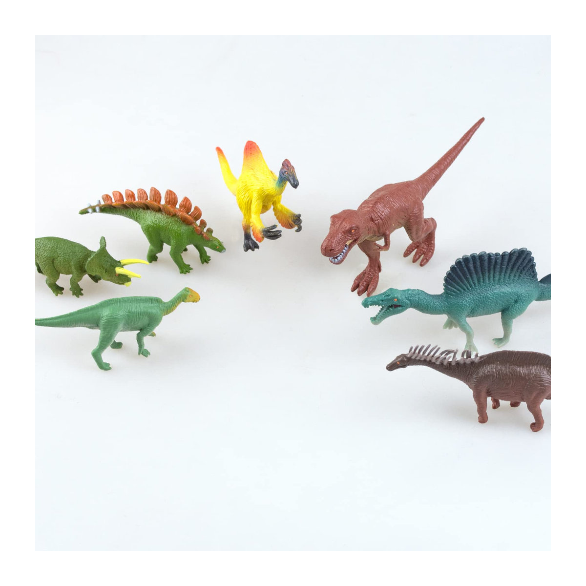 Dinosaurier 3D Figur aus PVC in Multicolor für Aquarium und Bilderbuch als Spielzeug - Bild 4