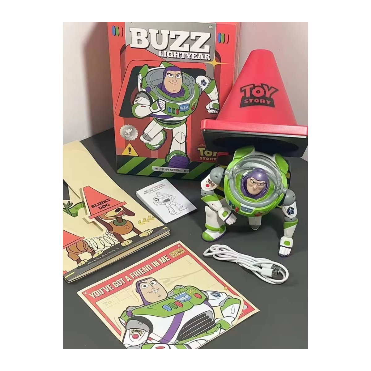 Disney Buzz Lightyear Lichtfiguren Ornament aus der Toy Story Serie mit Beleuchtung - Bild 4