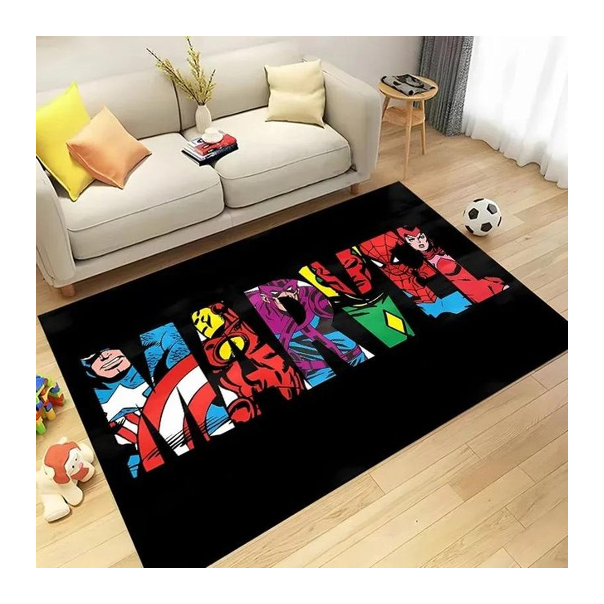 Disney Marvel Avengers Superheld Bereichsteppich Miniso Multicolor B/T: 160 x 120 cm - Bild 1