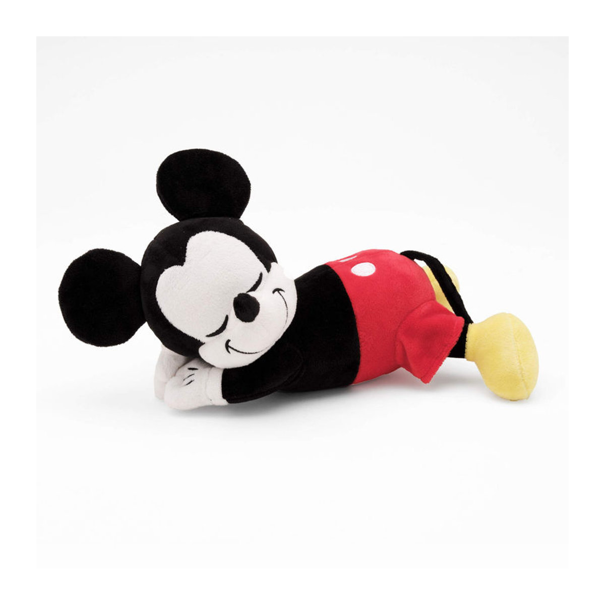 Disney Mickey Maus Umarmungskissen von Morishita in Schwarz, 30 cm Durchmesser, aus Mikrofaser-Plüsch - Bild 2